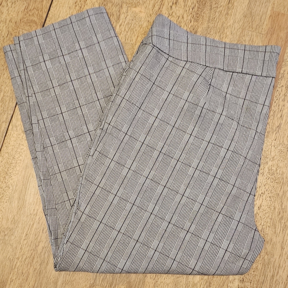 Terra & Sky Plaid Skinny Pants - Stretch 20w-22w